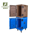 Cargador trasero apilable LLDPE CAJA DE CAJA DE ALIMENTOS PARA CAFETERIA DE ESTACIMIENTES DE COMENORES